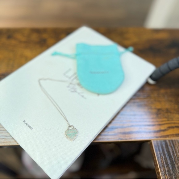 AUTHENTIC RARE Tiffany & Co. Return to Tiffany Necklace Sterling Silver Heart - Picture 2 of 7